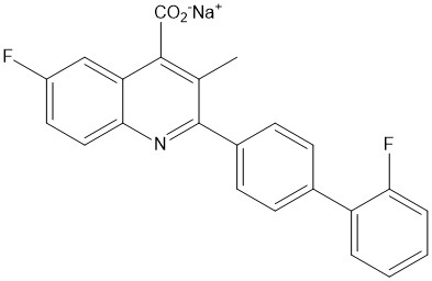 Brequinar Na chemical structure