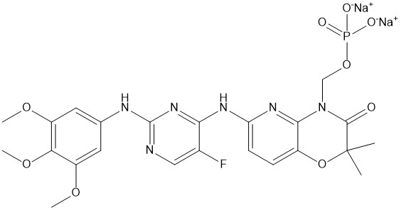 Fostamatinib disodium chemical structure