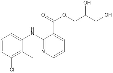 Clonixeril chemical structure