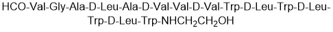 Gramicidin A Chemical structure Focus