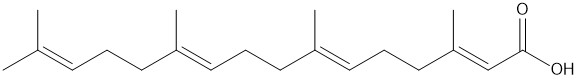 Geranylgeranoic acid chemical structure
